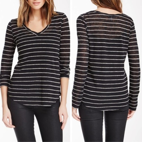 Joie Rishy B 100% linen long sleeve top size small - Picture 1 of 5